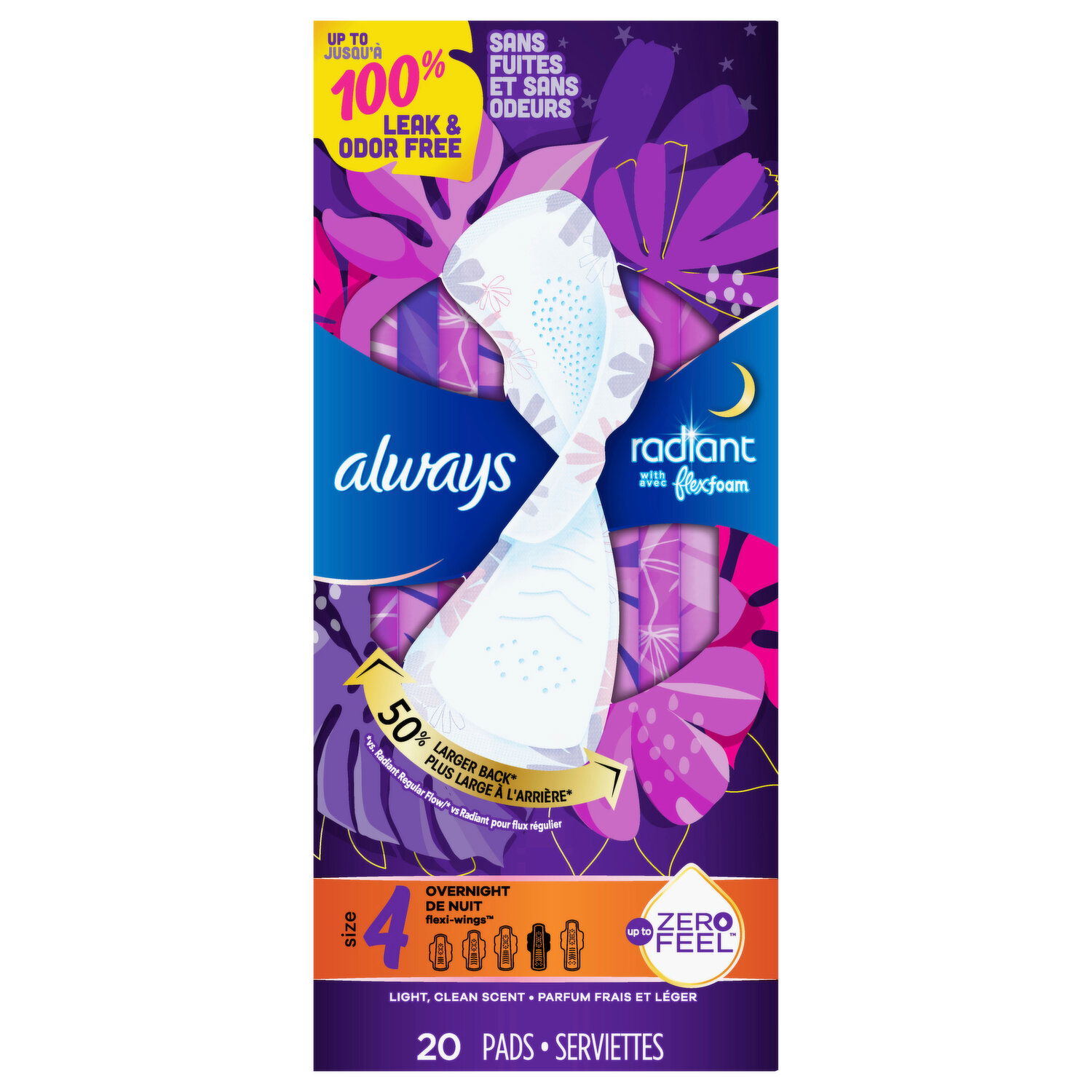 Overnight always pads discount