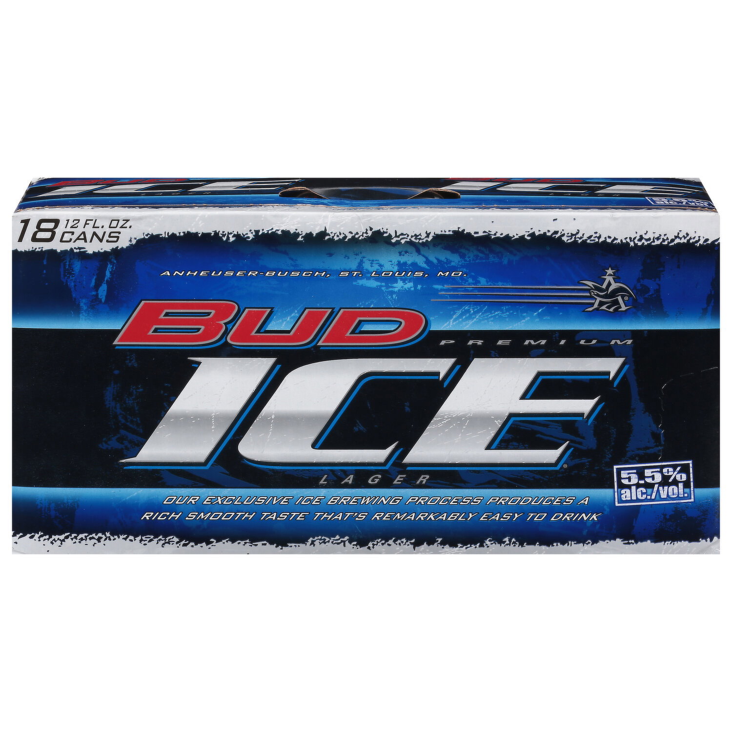 Bud Ice Beer, Premium, Lager - 18 Each - Super 1 Foods
