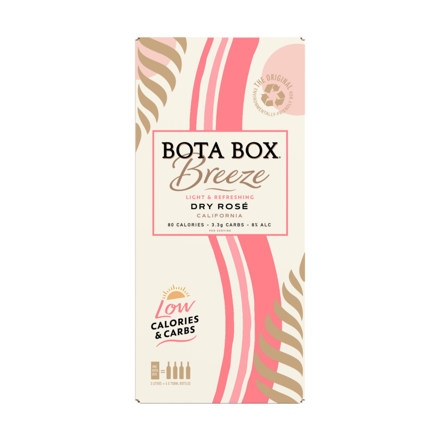 Bota Box Dry Rose - 3 Liter Image 1 of 3