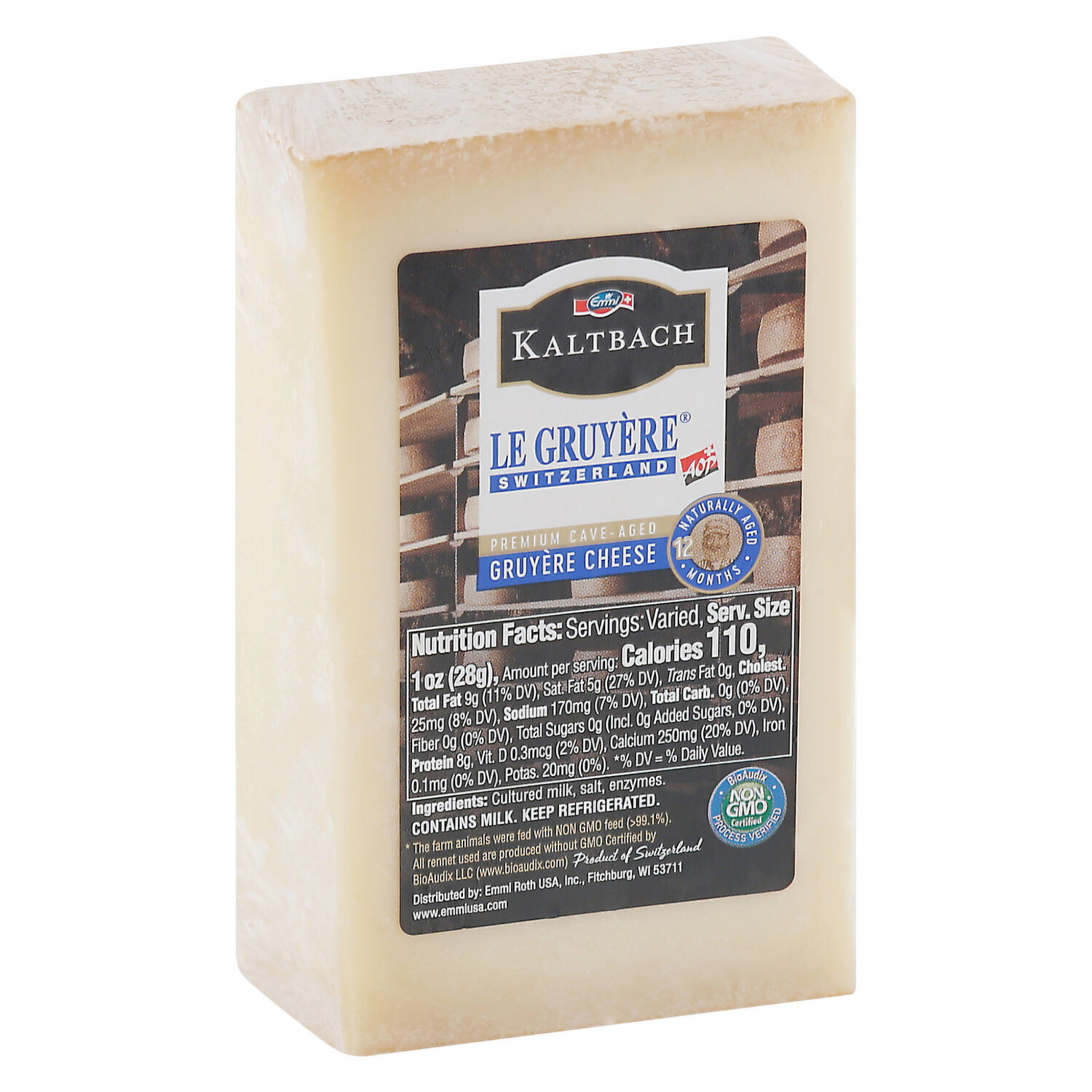 Fresh Premium Cave-Aged Gruyere Cheese, Quarter Wheel Image 1 of 3