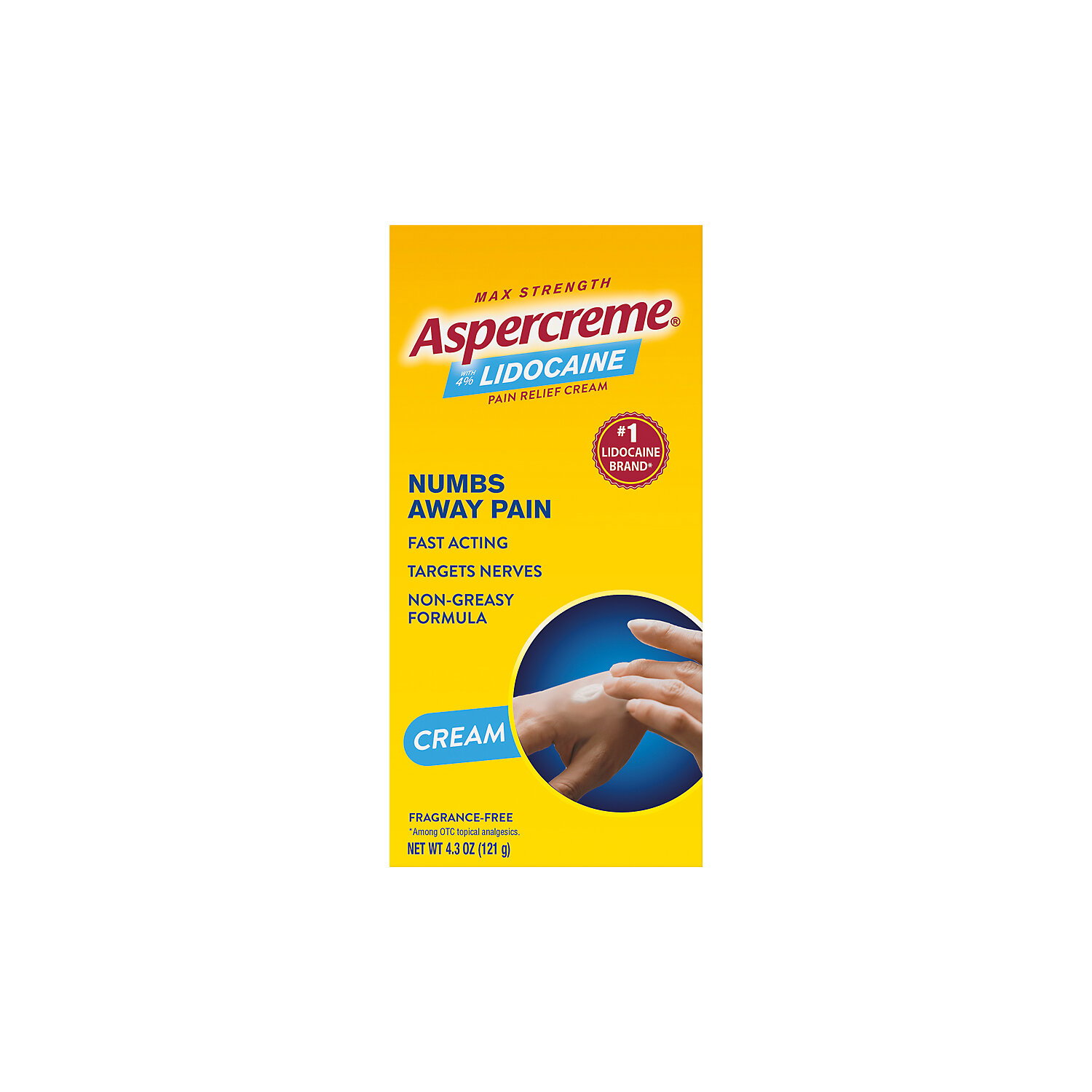 Aspercreme Pain Relief Cream, Max Strength - 4.3 Ounce - Brookshire's