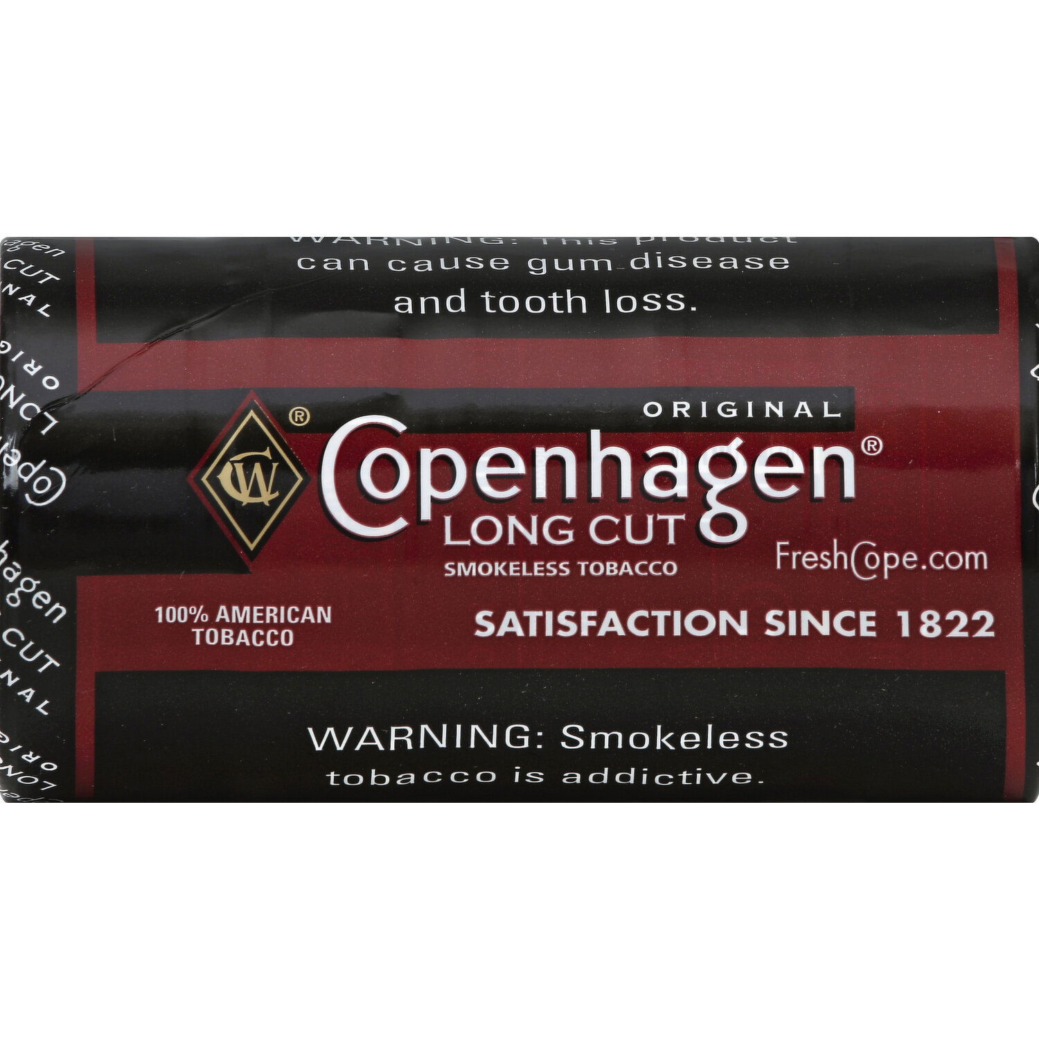 Copenhagen Smokeless Tobacco, Long Cut, Original - 5 Each - Brookshire's, image size:1500x1500