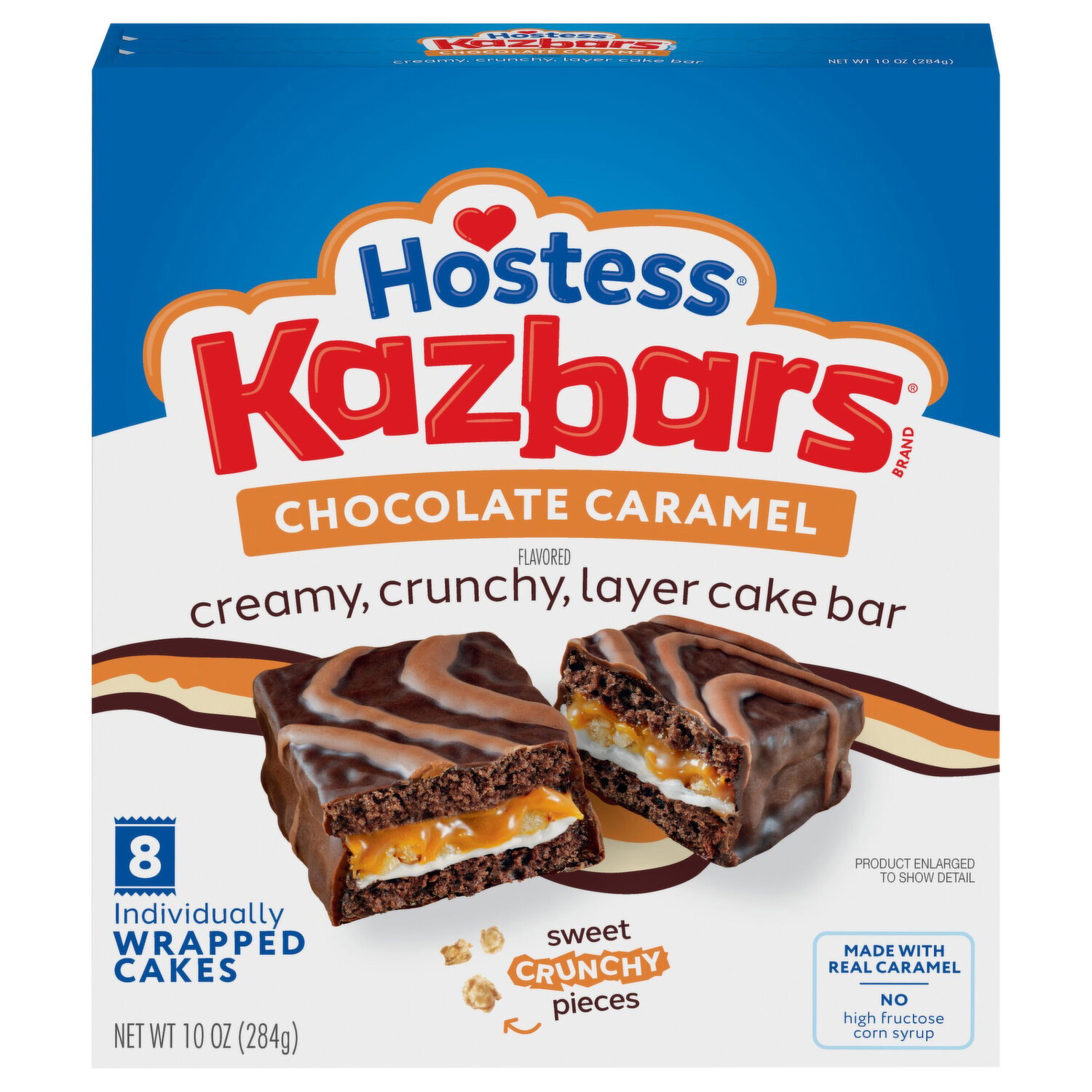Hostess Chocolate Caramel Flavored Kazbars - 8 Each Image 1 of 3