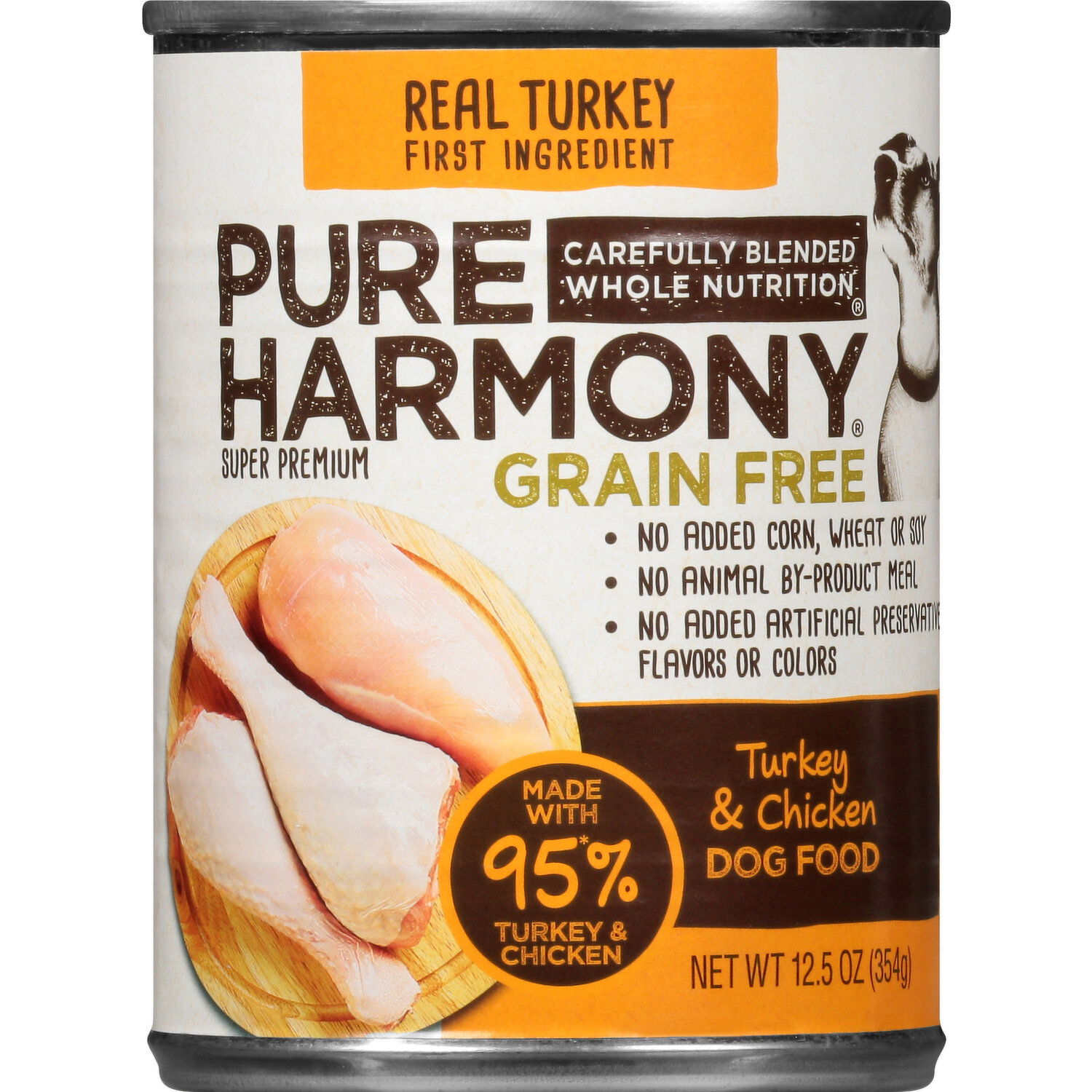 Pure Harmony Dog Food Super Premium Grain Free Turkey Chicken Brookshire s