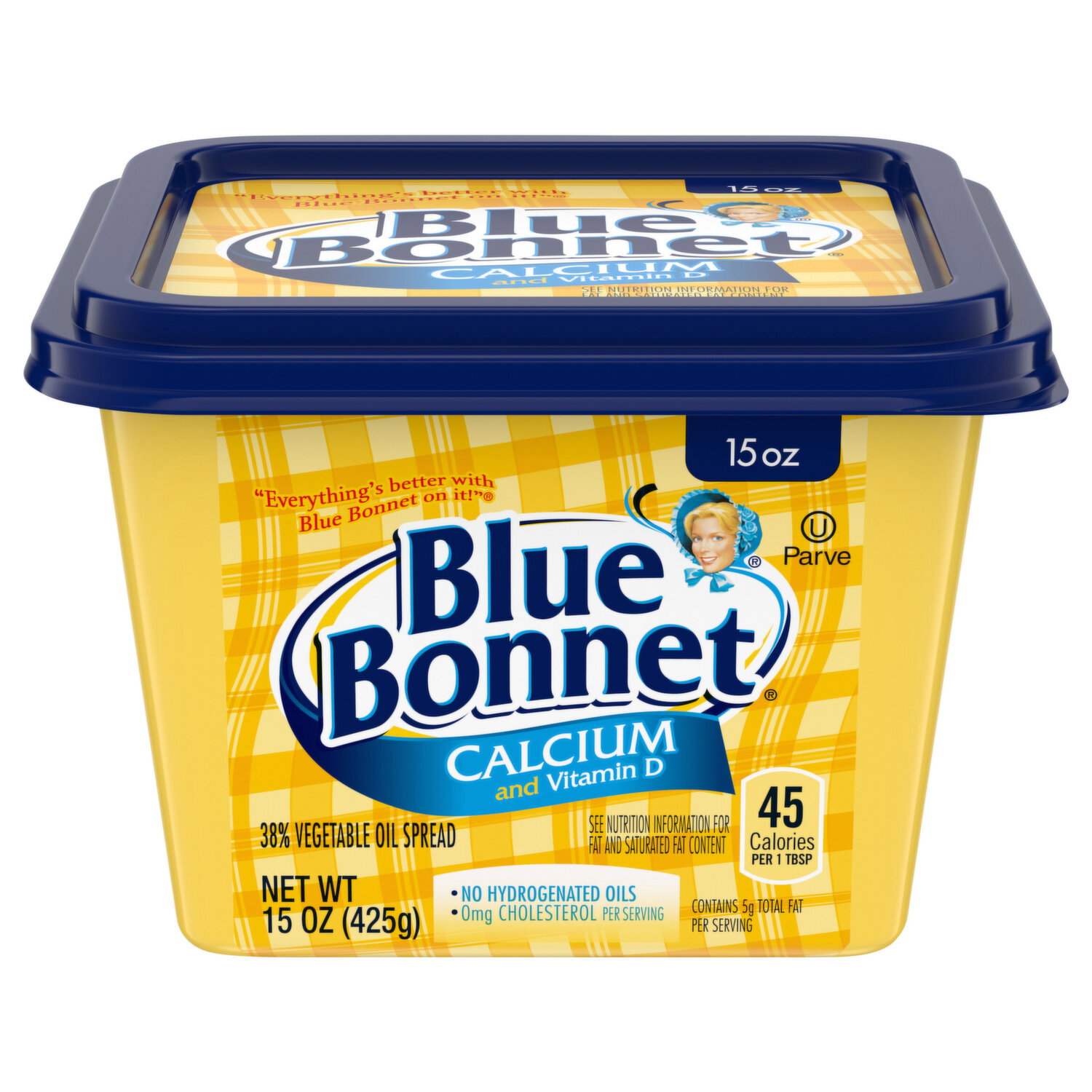 Blue Bonnet Vegetable Oil Spread, 38% - 15 Ounce Image 1 of 3