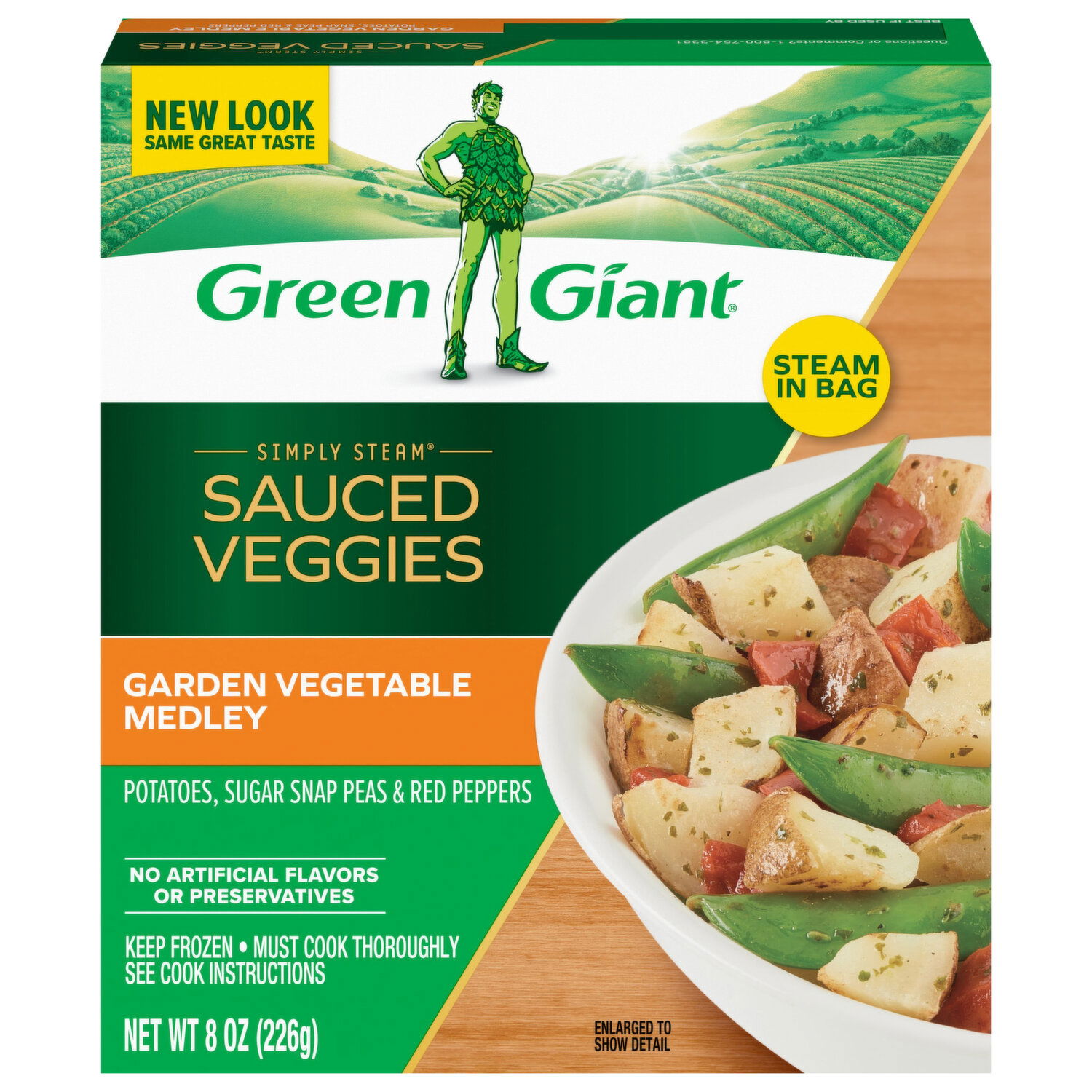 Green Giant Garden Vegetable Medley Sauced Veggies - 8 Ounce