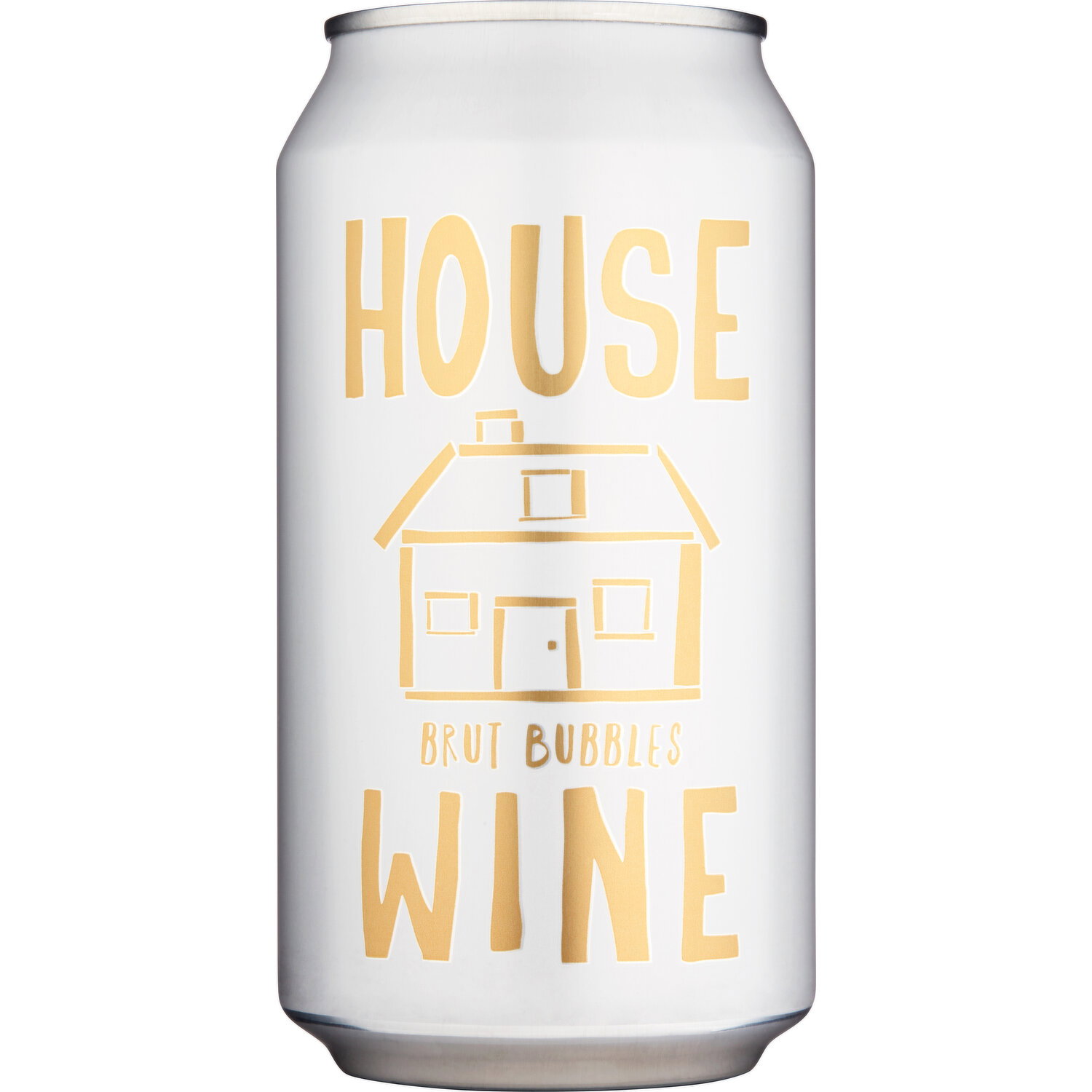 House Wine Brut Bubbles Sparkling Wine Can, 355 ml - 355