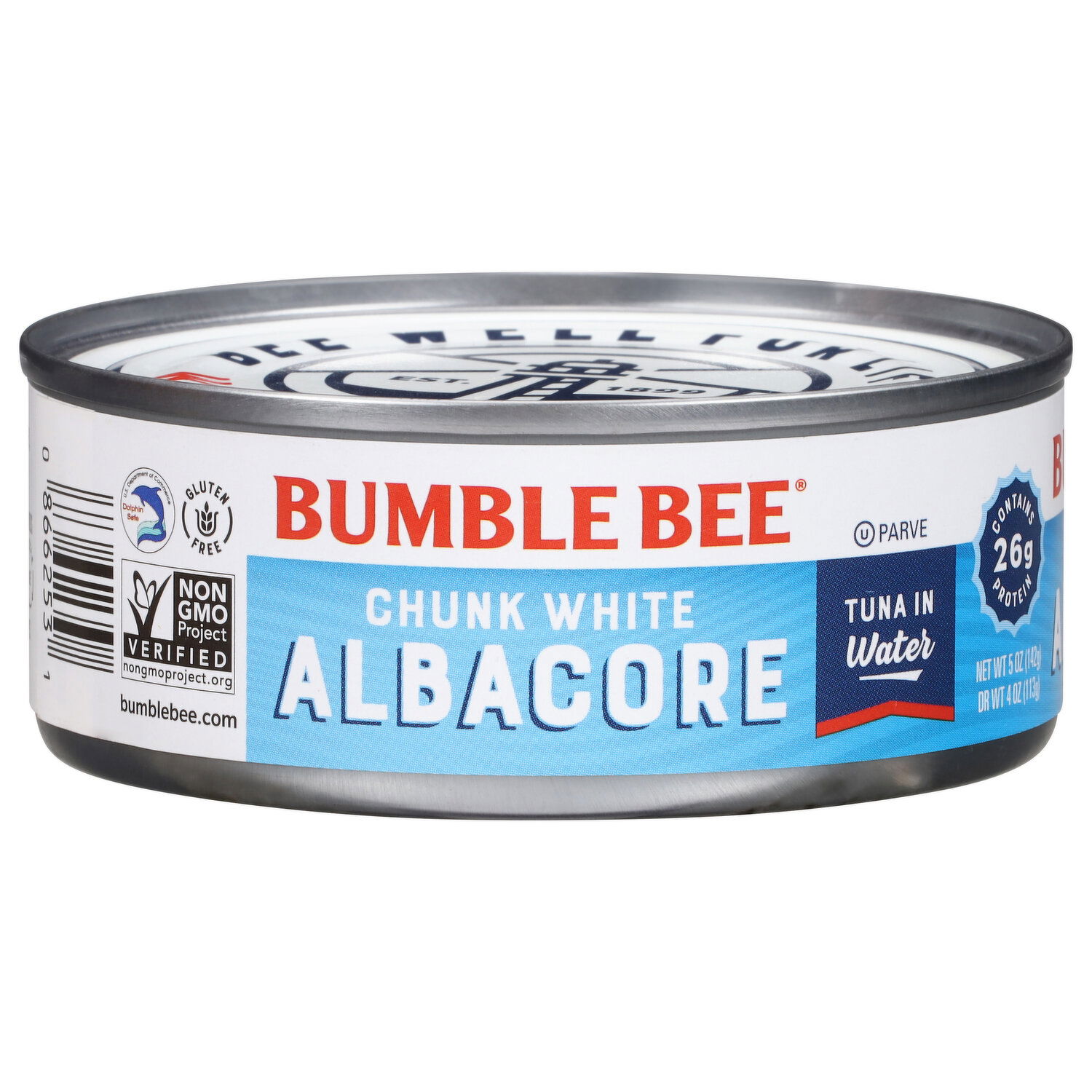 Bumble Bee Tuna, Albacore, Chunk White - 5 Ounce - Brookshire's Bumble Bee Tuna, Albacore, Chunk White - 5 Ounce - Brookshire's