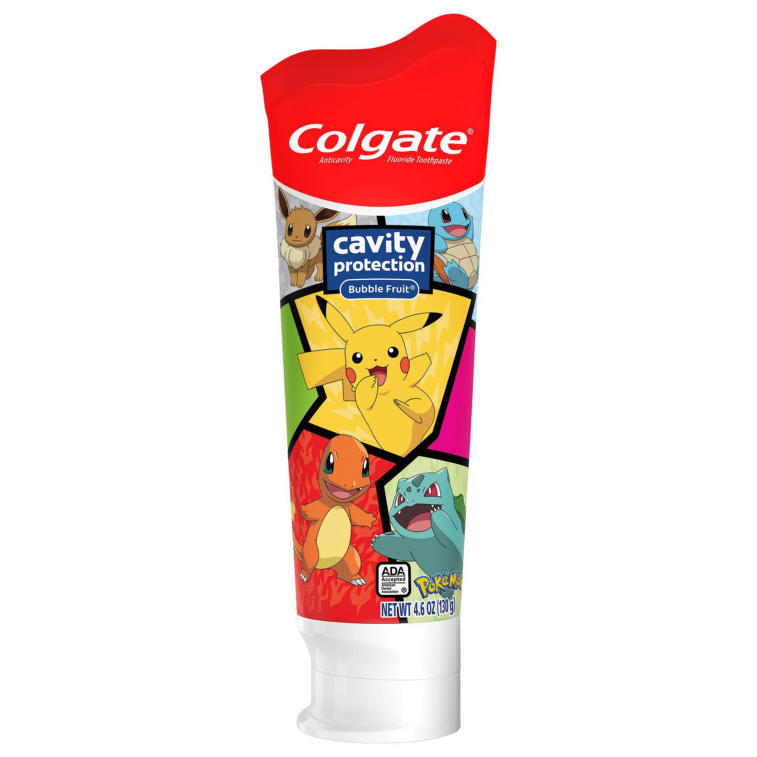 Colgate Toothpaste, Anticavity Fluoride, Pokemon, Bubble Fruit - 4.6 Ounce Image 1 of 2
