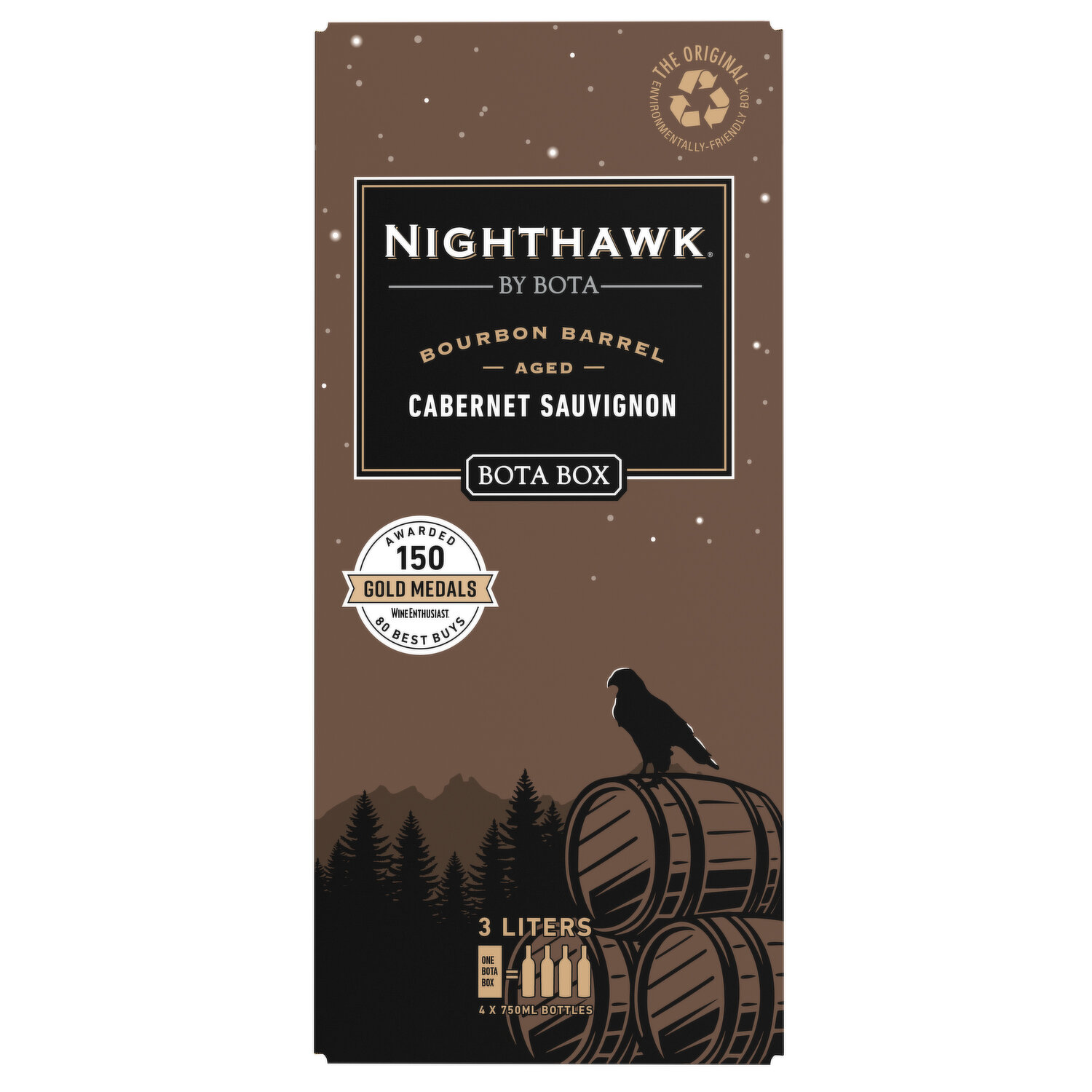 Bota Box Bourbon Barrel Aged Cabernet Sauvignon Red Wine - 3 Liter Image 1 of 3