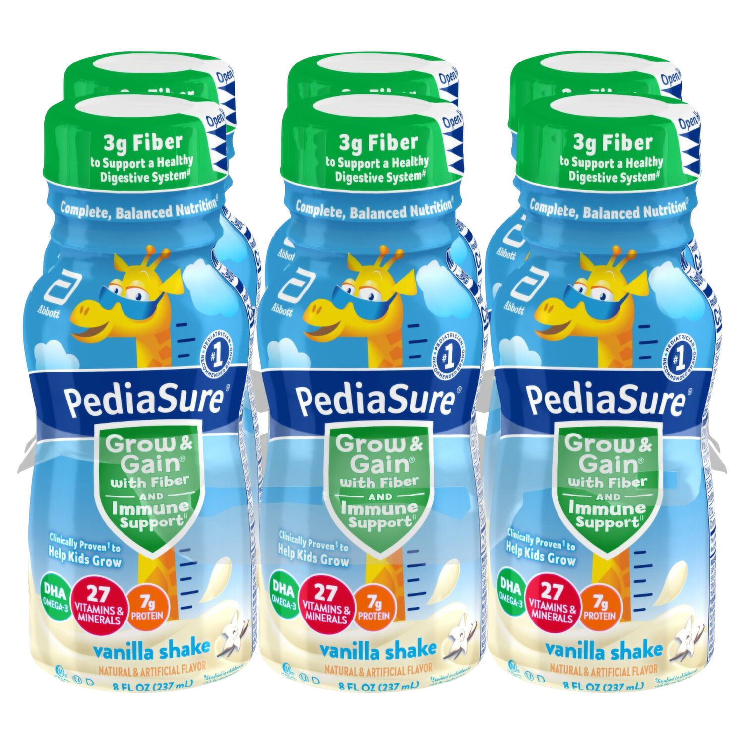 PediaSure Shake, Vanilla - 6 Each Image 1 of 3
