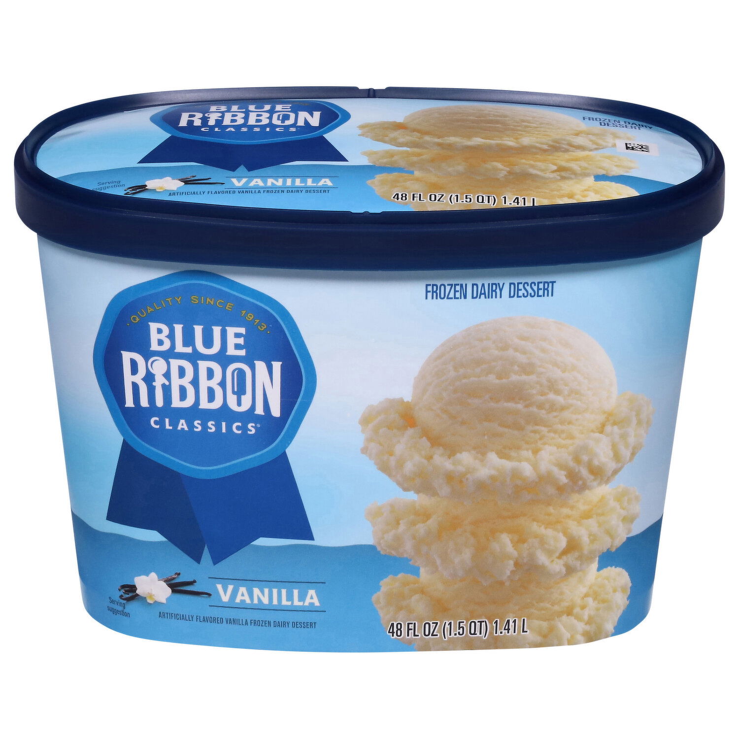 Blue Ribbon Classics Frozen Dairy Dessert, Vanilla   Brookshire's