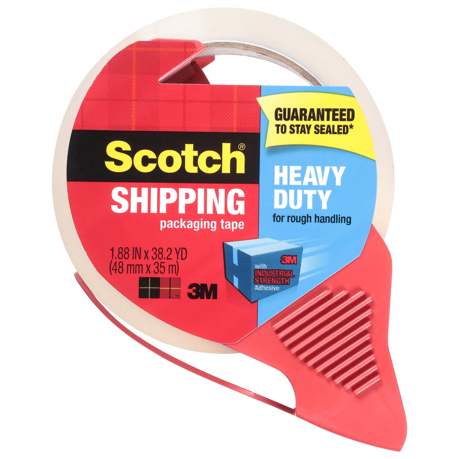 Scotch Packaging Tape, Shipping, Heavy Duty - 1 Each