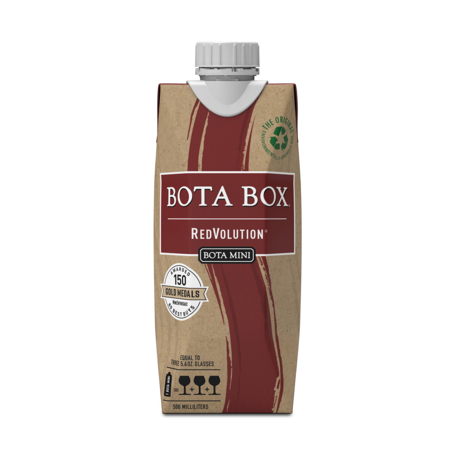 Bota Mini Red Wine Blend, RedVolution - 500 Milliliter Image 1 of 3