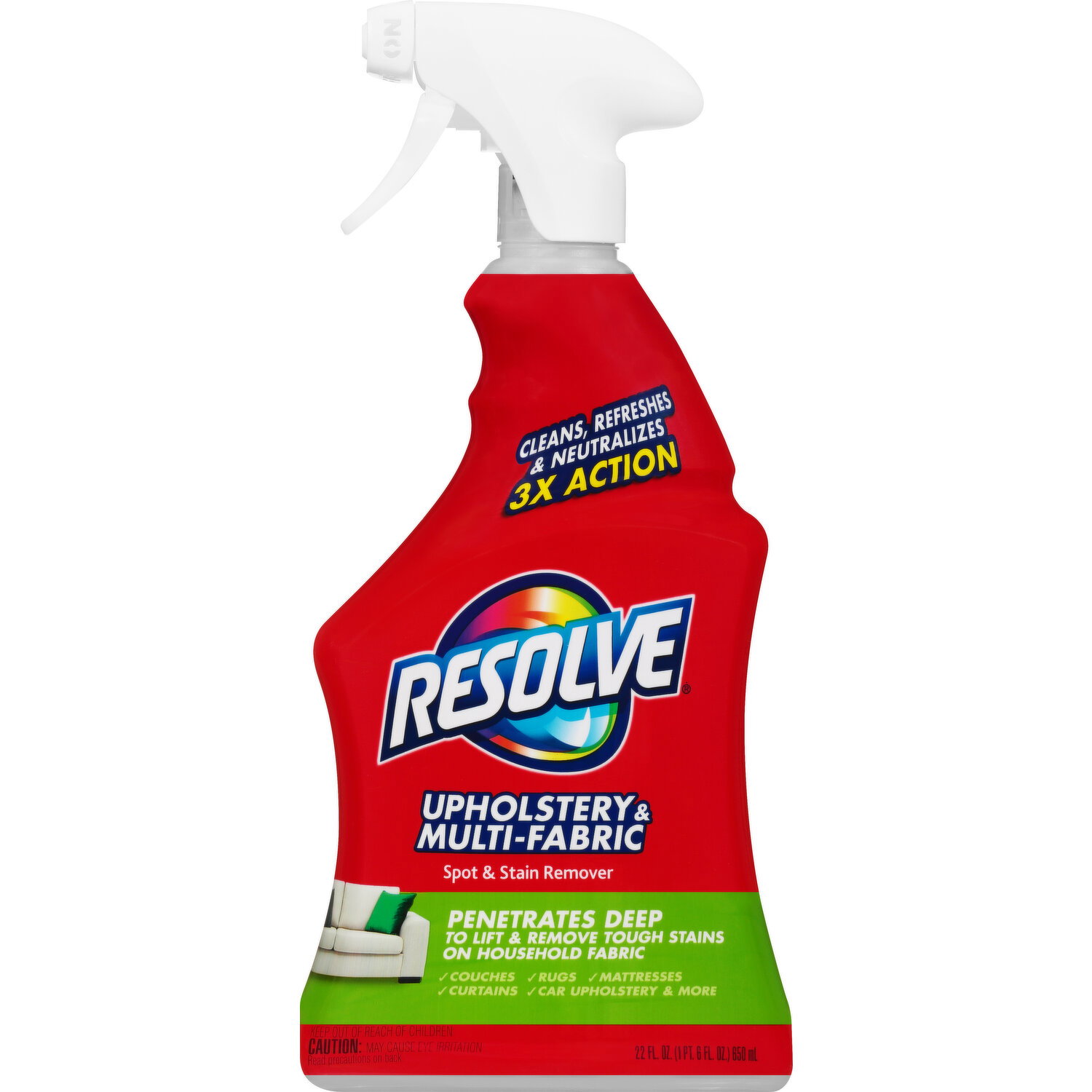 Resolve Spot & Stain Remover, Upholstery & Multi-Fabric Image 1 of 2