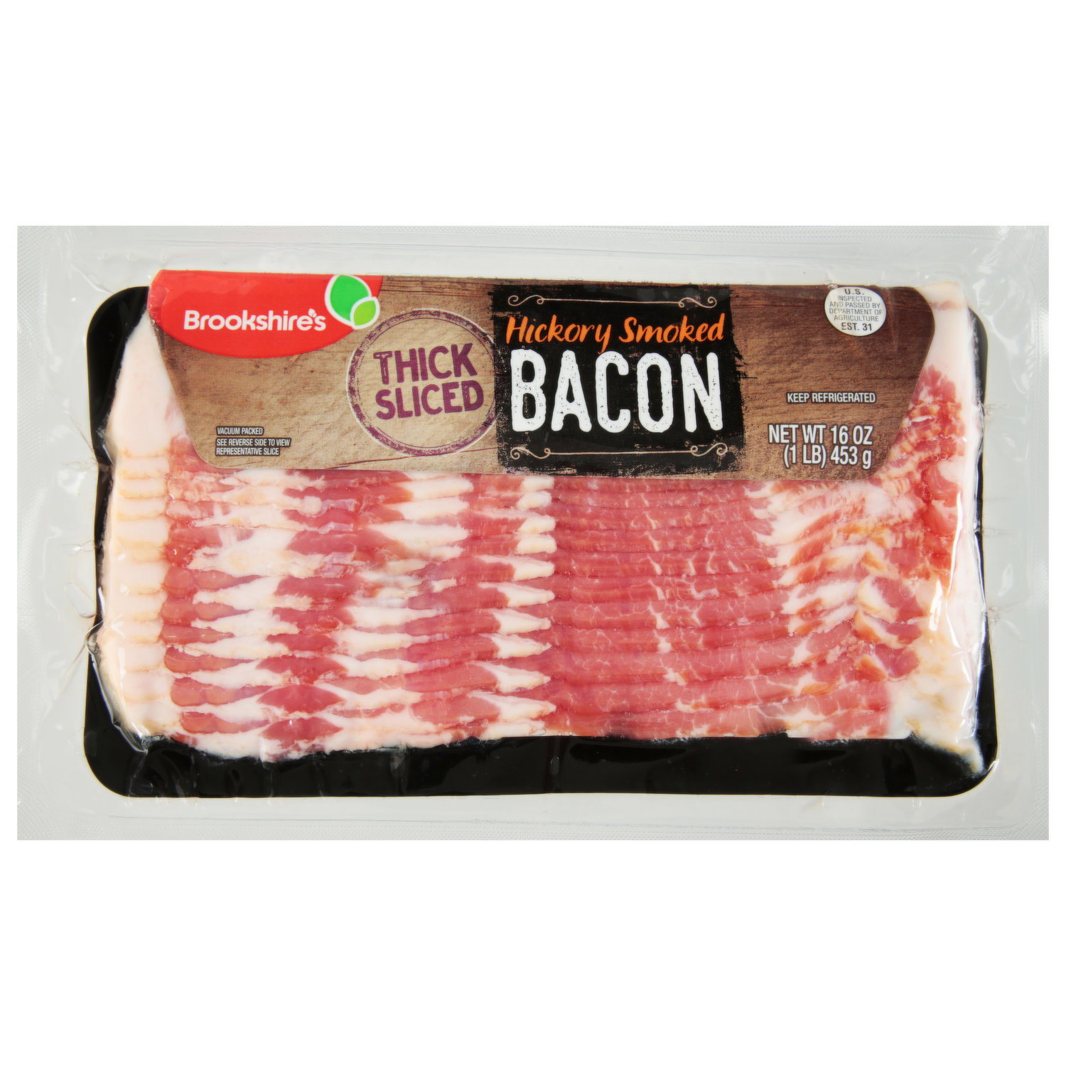 Brookshire's Thick Sliced Bacon Image 1 of 3
