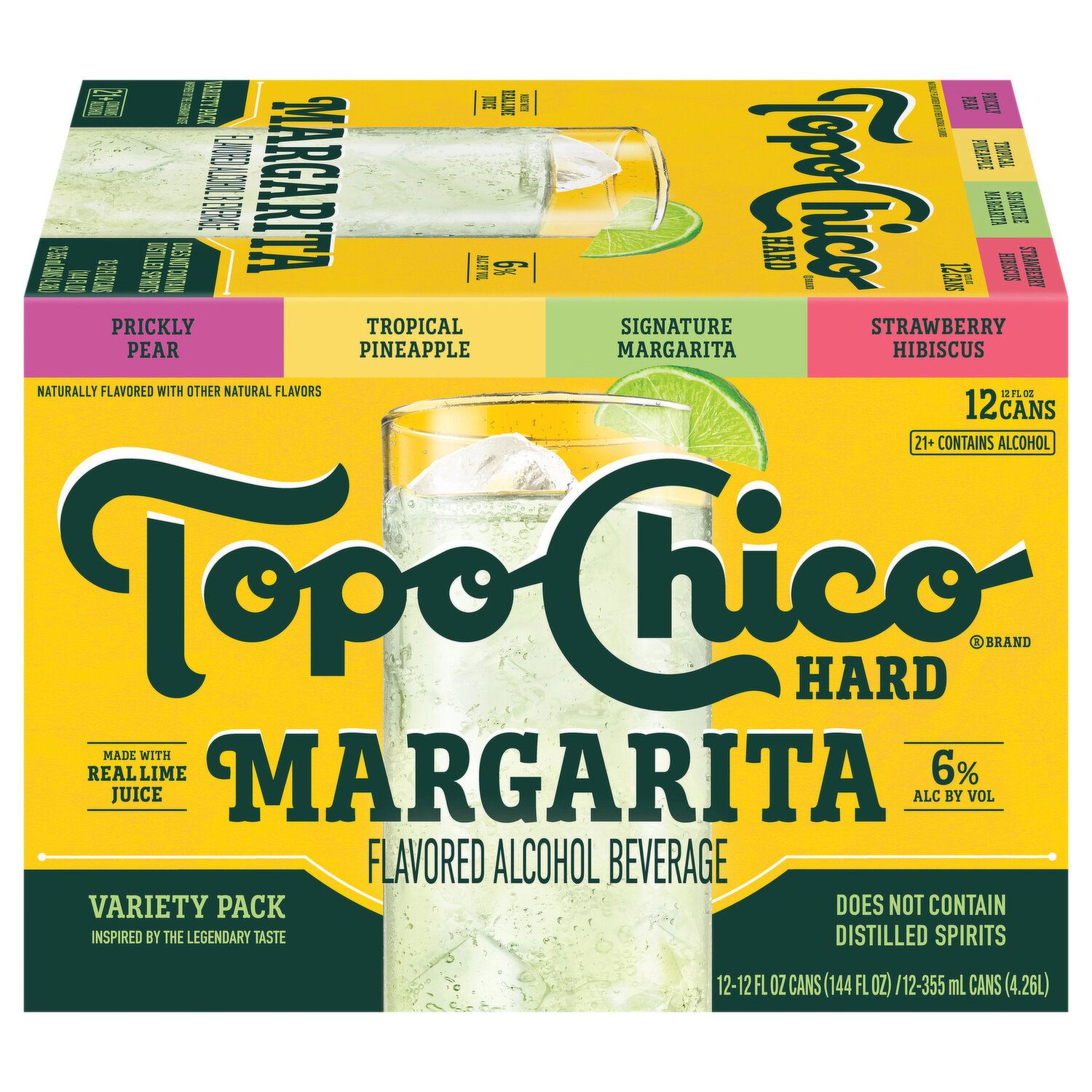 Topo Chico Margarita Flavored Alcohol Beverage - 12 Each Image 1 of 3