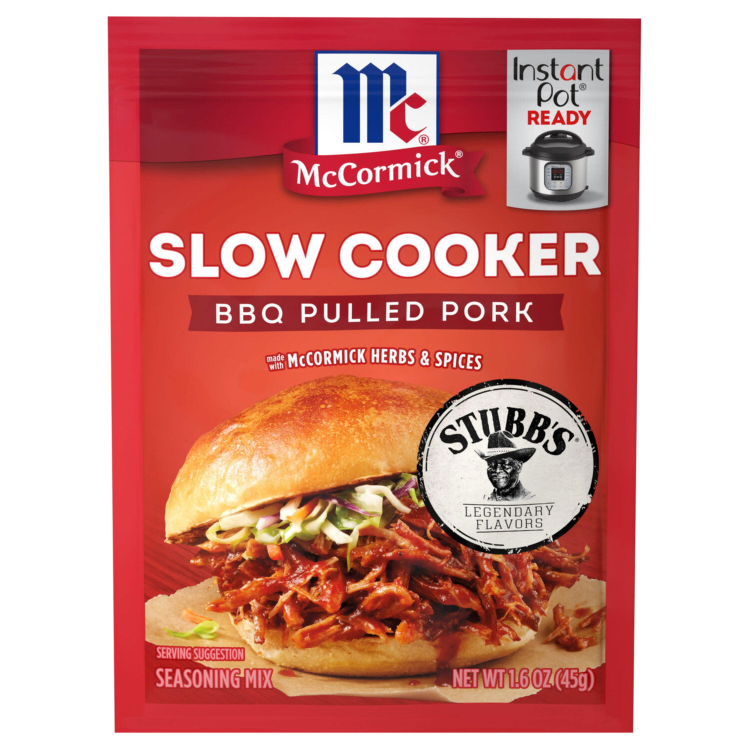 McCormick Slow Cooker Barbecue Pulled Pork Seasoning Mix Brookshire s