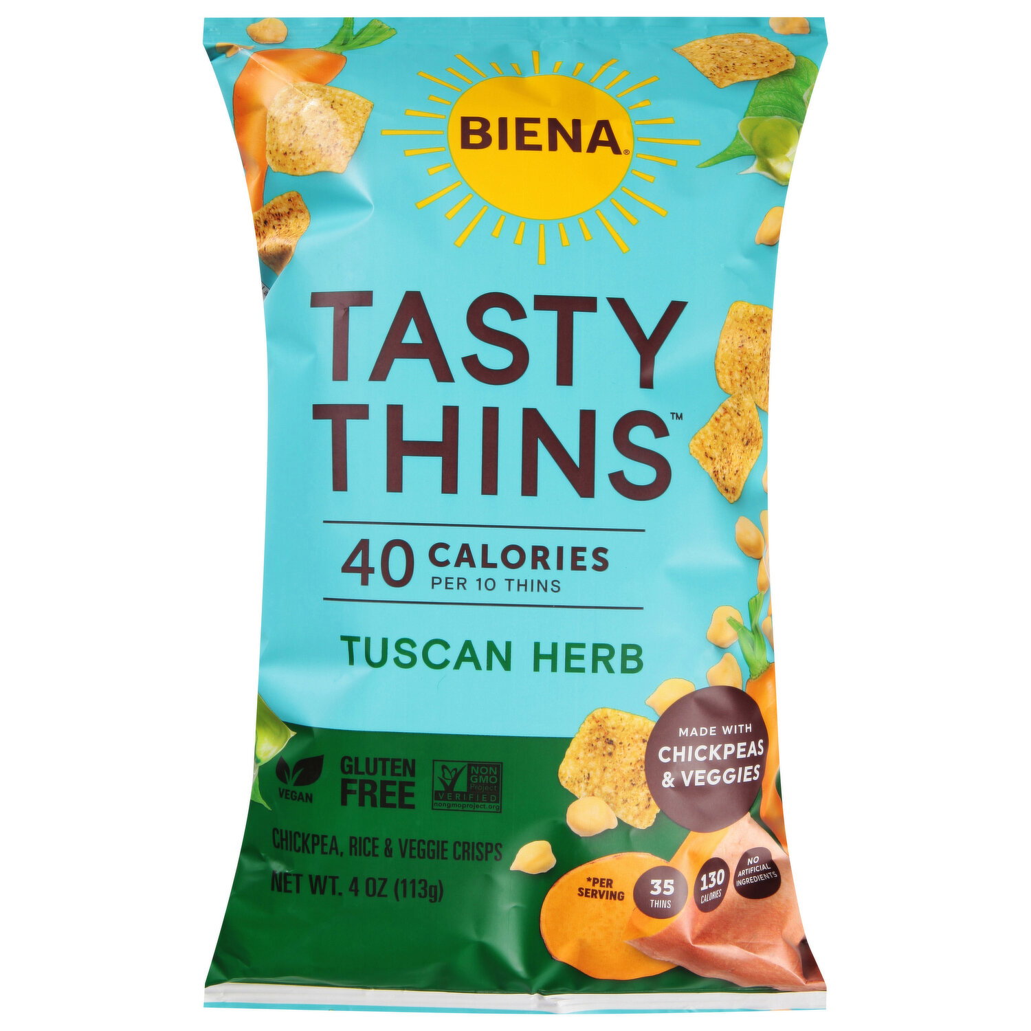 Biena Crisps, Tuscan Herb Image 1 of 3