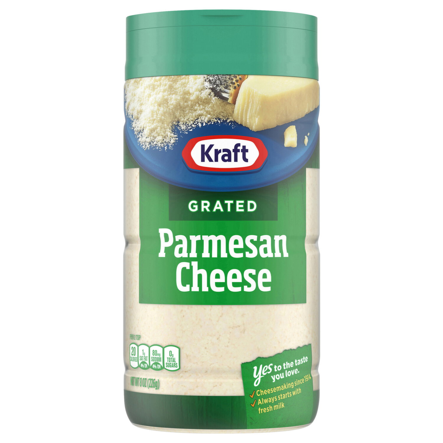 Kraft Cheese, Parmesan, Grated - 8 Ounce Image 1 of 3